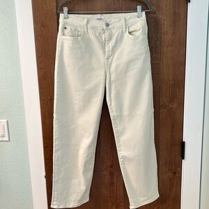 Hudson Noa High Rise Straight Cropped Jeans